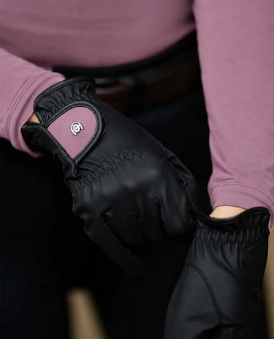 Vinterridhandskar Motion Black Blush